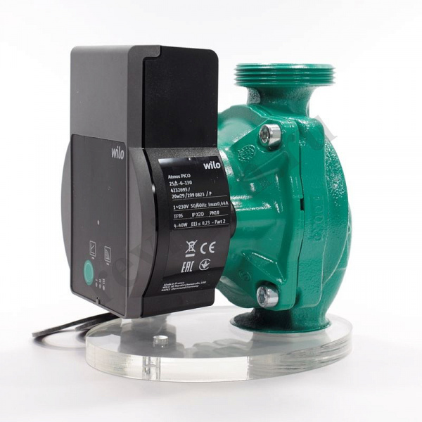 Насос циркуляционный WILO 25/1-6 Atmos Pico 130 мм